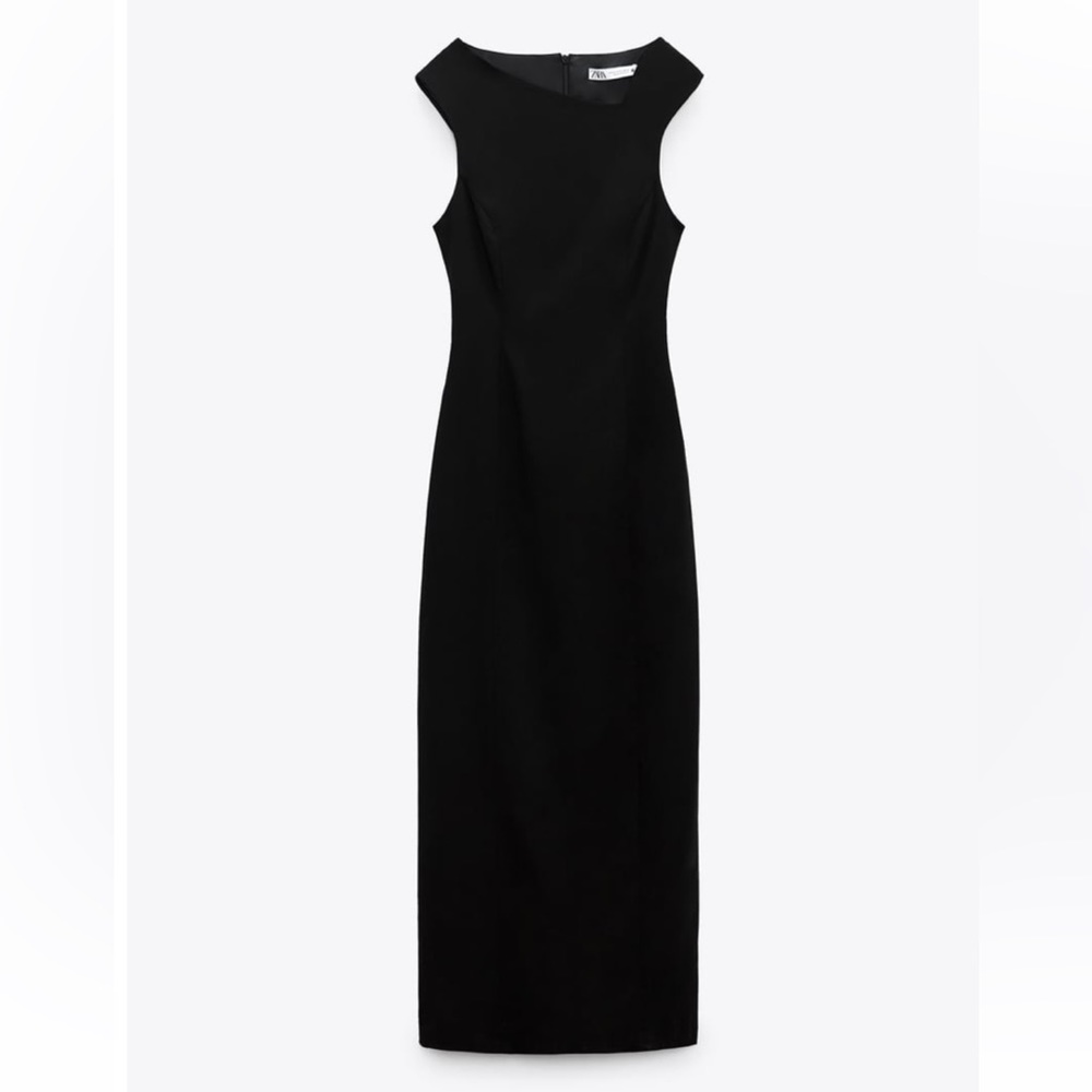 SIDE CUT OUT MIDI DRESS - Picture 6 of 9